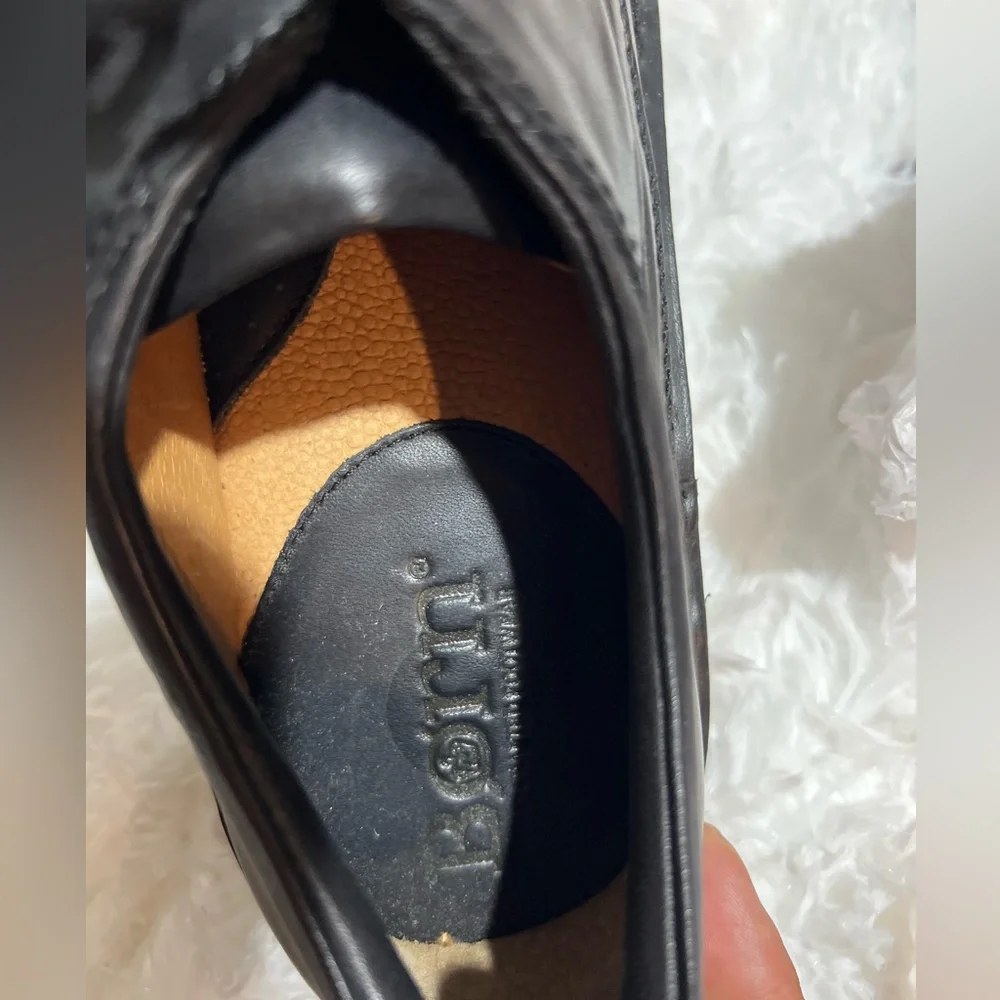 Born Black Leather Oxford Dress Shoes
